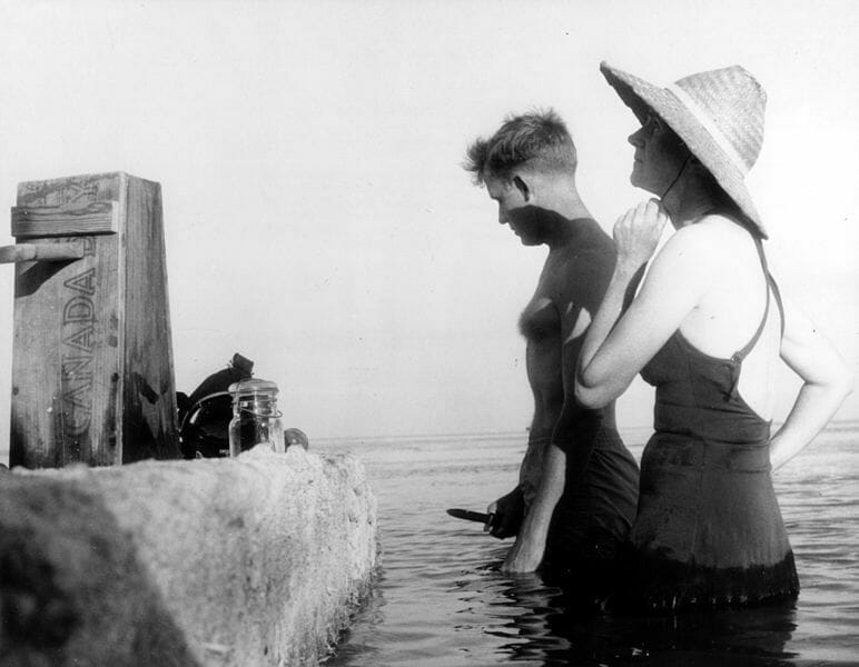 Rachel Carson with Robert Hines