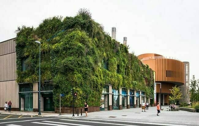 Palacio Europa Wall Garden in Basque Country in Spain