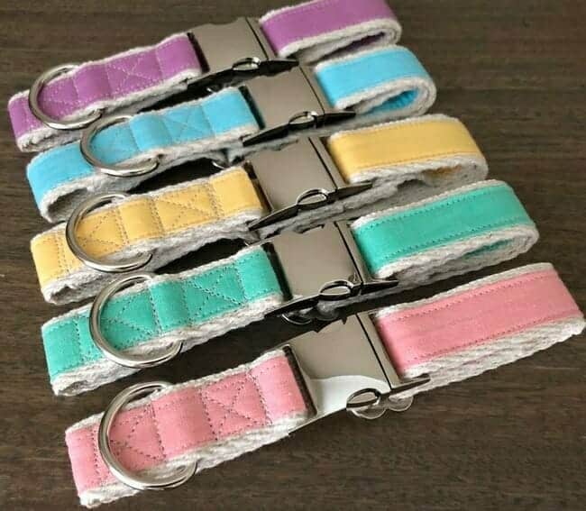 Organic Cotton and Hemp Dog Collars