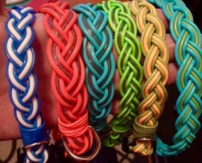 Recycled Dog Collar - Upcycled Fly Line