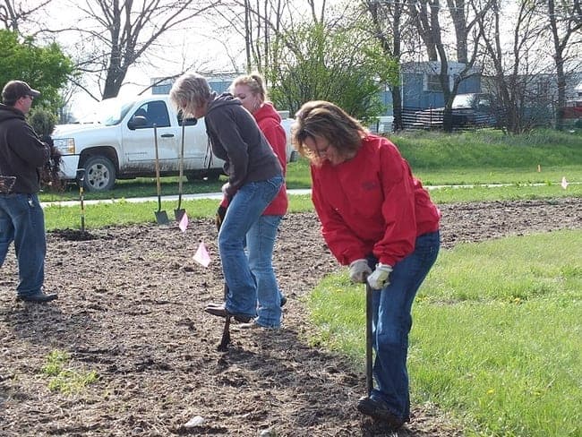 Planting trees in South Dakota