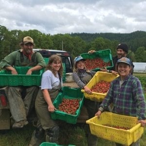 farm crew at Winter Green Farm