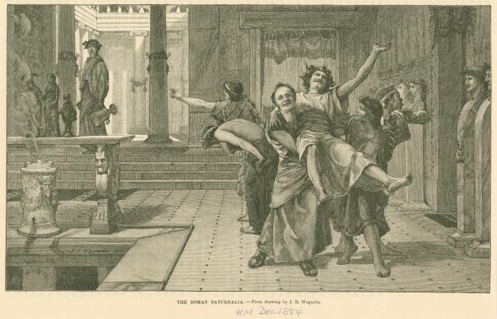 Celebrating Saturnalia in ancient Rome