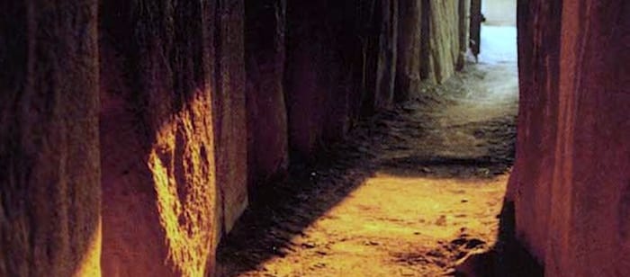 Winter solstice sunrise at Newgrange