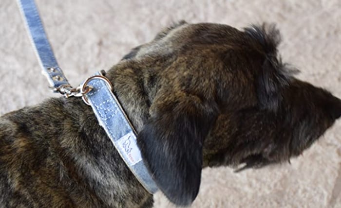 Denim and Hemp Dog Collars