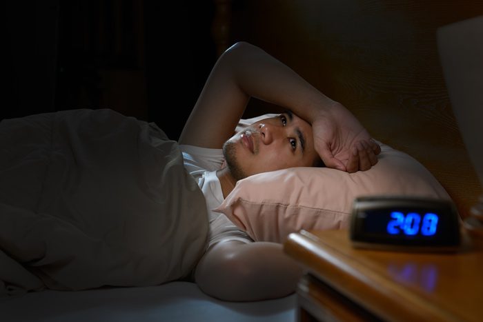 Man with Anxiety Up at Night