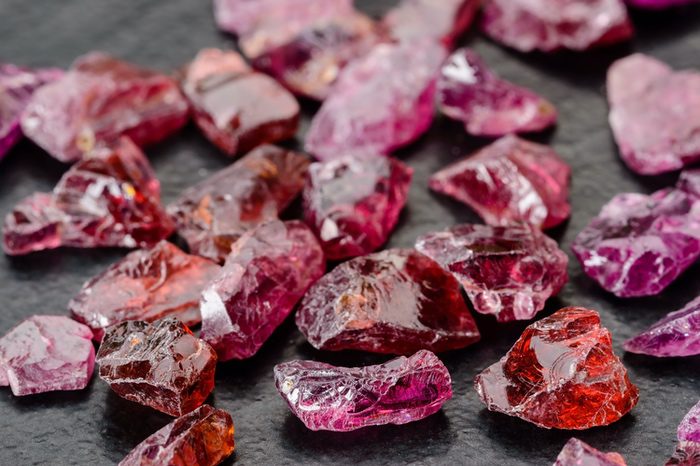 rhodilite garnets