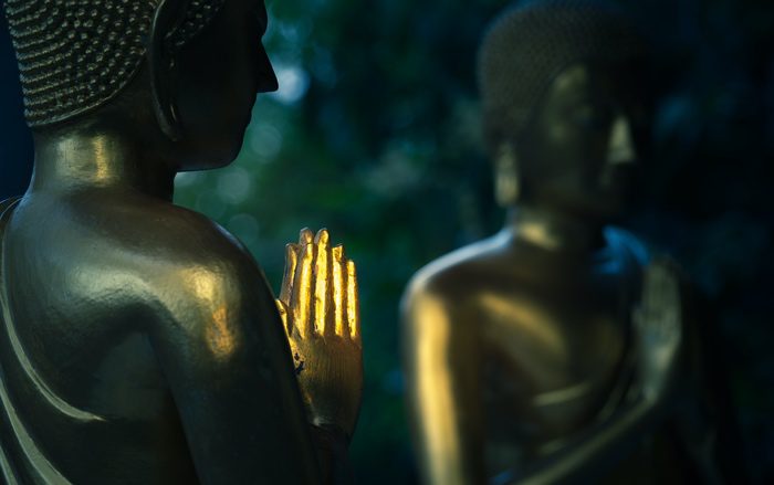Buddhist Statues Namaste
