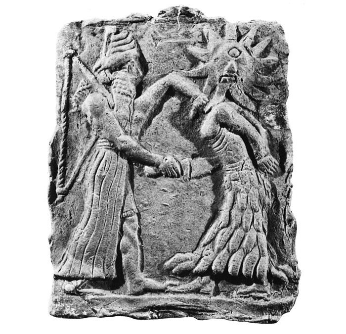 Babylonian God and Cyclops-like Deity