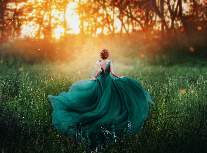 Woman in Nature Autumn