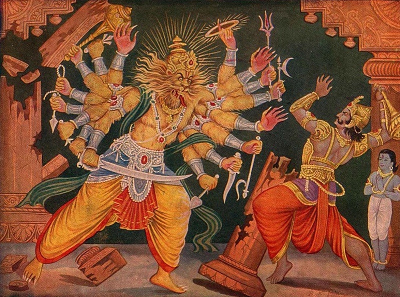 Hindu Lion Deity Narasimba