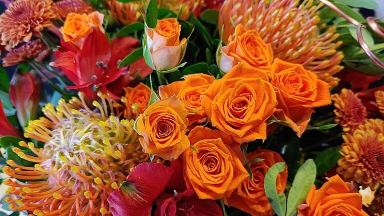 Bouquet of Orange Flowers