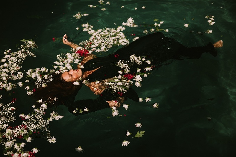 Woman Floating