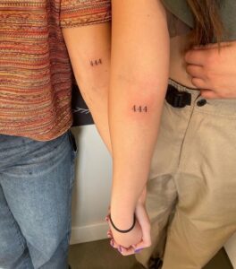 444 Tattoo Couple