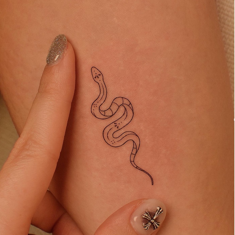 Small Snake Tattoo