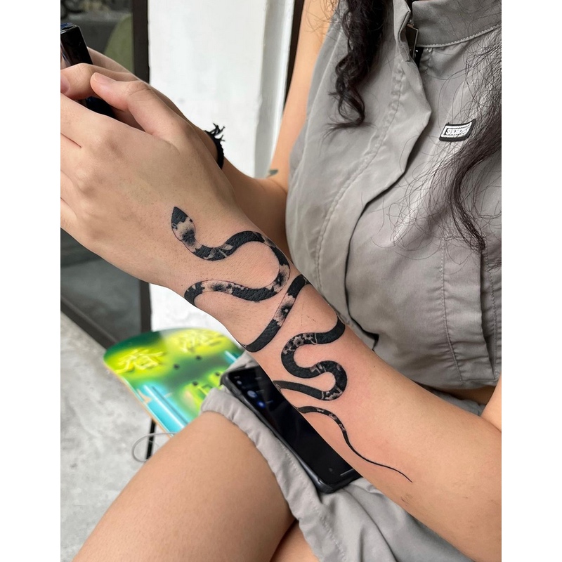 Wrist Snake Tattoo