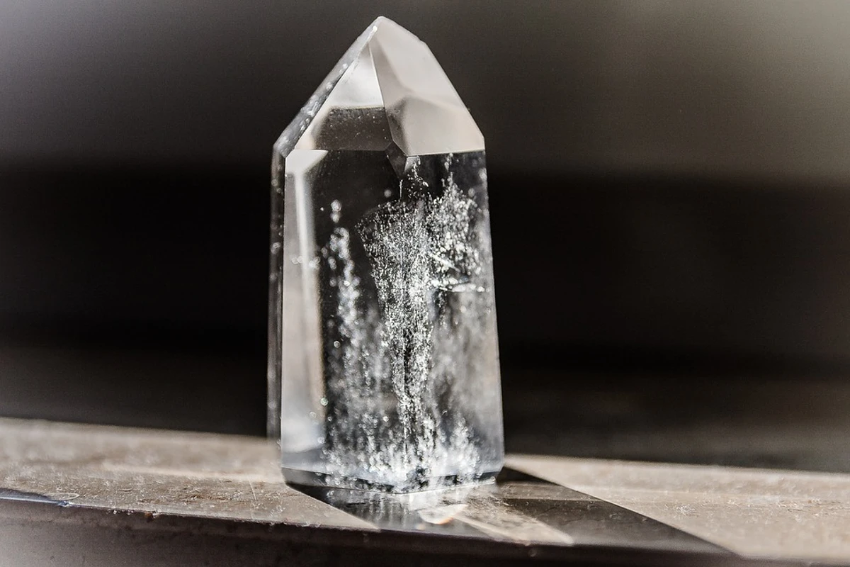 Pyramid in Natural Crystal