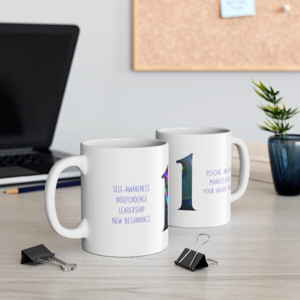 111 Angel Number Coffee Mug with Meanings