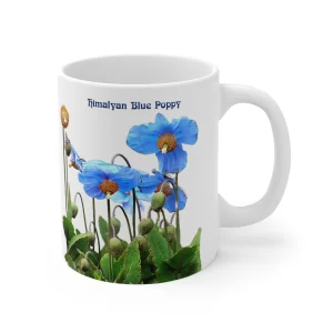 Blue Poppies Mug