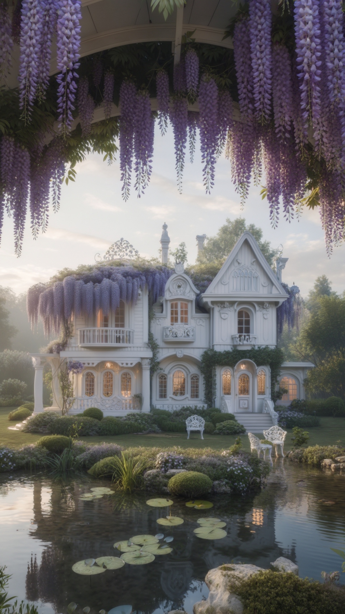 Mill Valley Fairy Tale Victorian with Wisteria