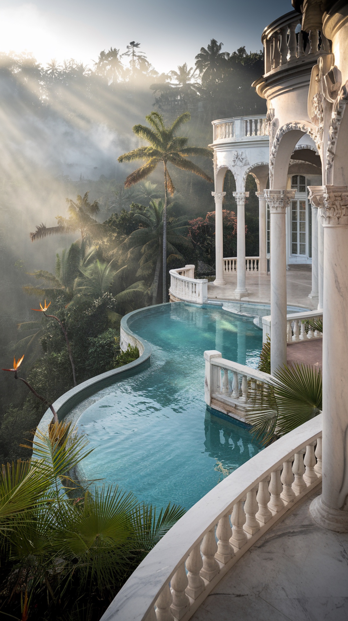 Beaux Arts Mansion with Pool Southeast Asia
