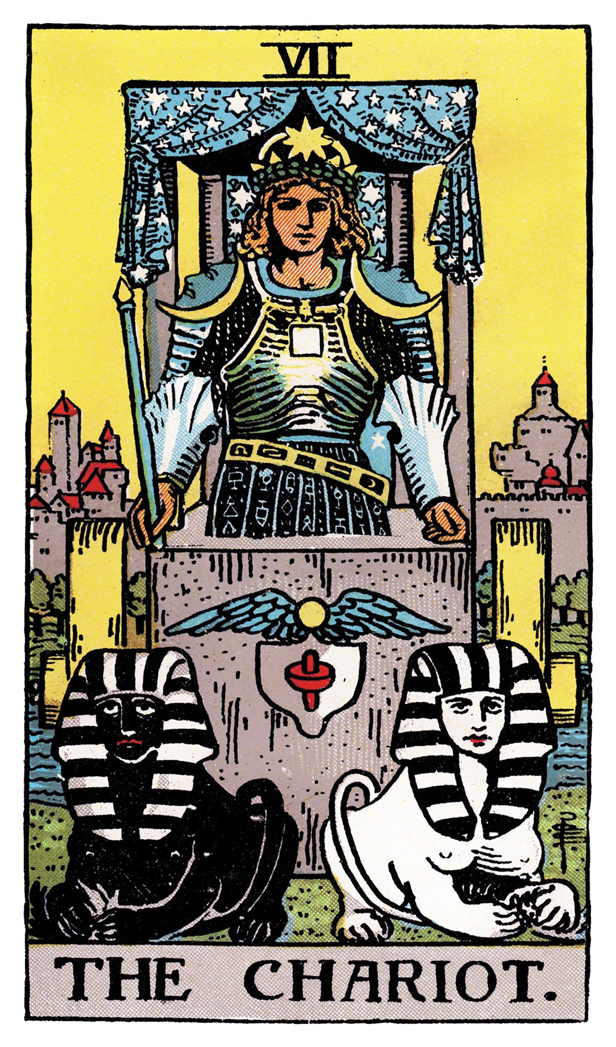 The Chariot Tarot Card Rider Waite