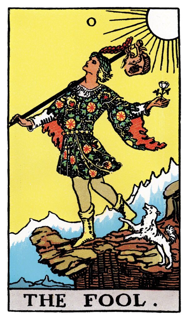 The Fool Tarot Card Rider Waite