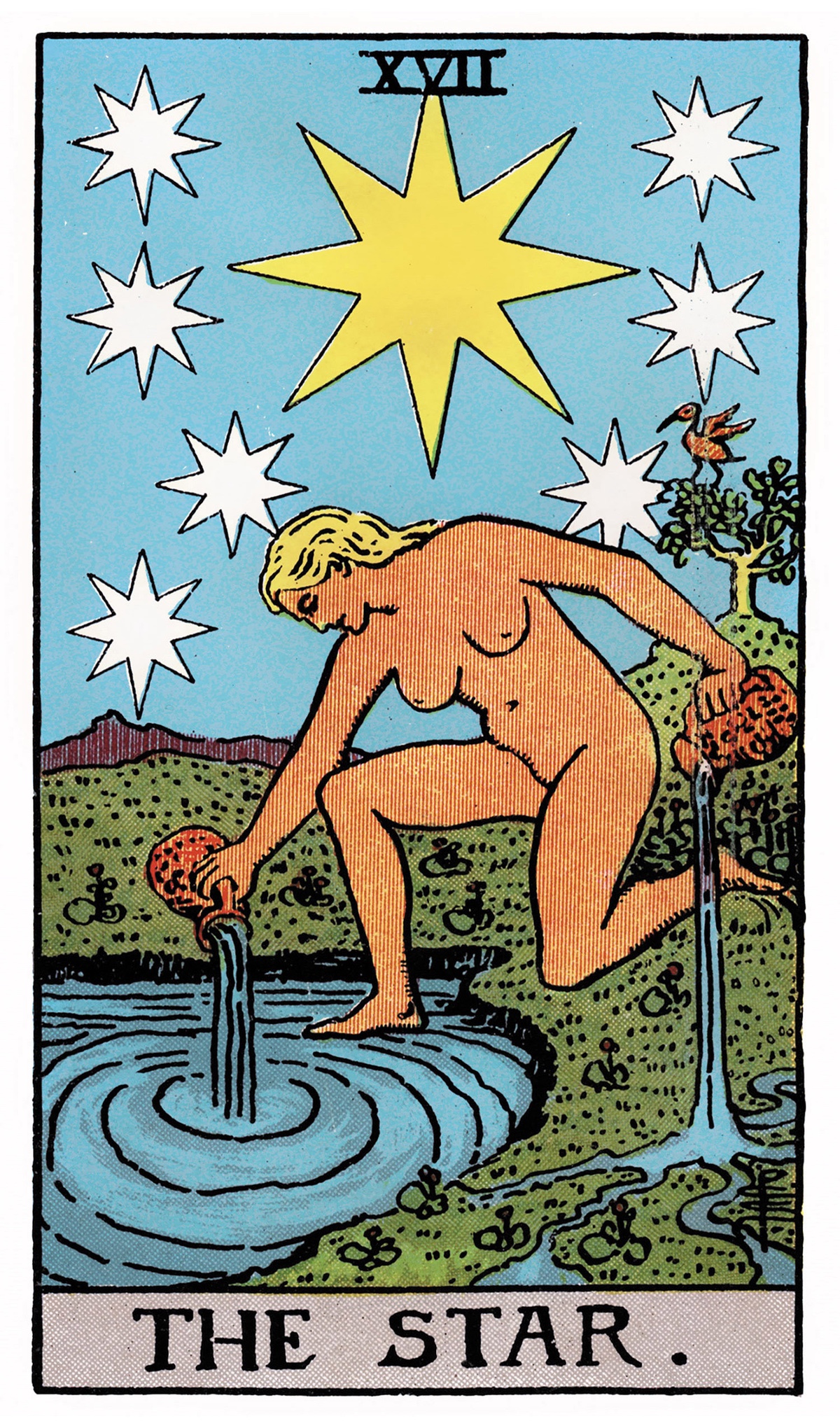 The Star Tarot Card Rider Waite